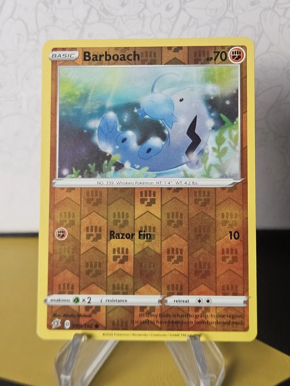 Barboach 099/192 Pokemon TCG Reverse Holo Rare